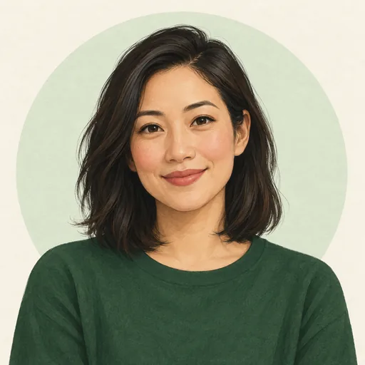 Illustrated portrait of Maya Chen