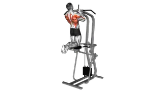 Assisted Parallel Close Grip Pull up exercise