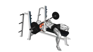 Barbell Close Grip Bench Press exercise