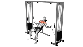 Cable Incline Fly exercise
