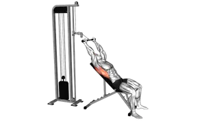 Cable Incline Pushdown exercise