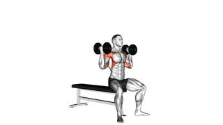 Dumbbell Arnold Press II exercise