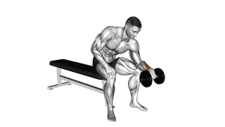 Dumbbell One arm Revers Wrist Curl