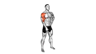 Dumbbell One Arm Upright Row exercise