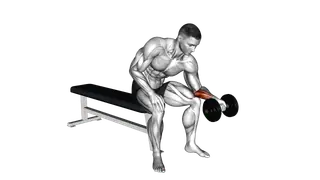 Dumbbell One arm Wrist Curl