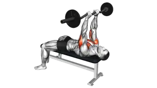 EZ Barbell JM Bench Press