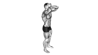 Front and Back Neck Stretch exercise