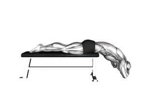 Hyperextension (on bench)