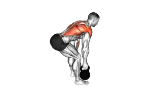 Kettlebell Alternating Row