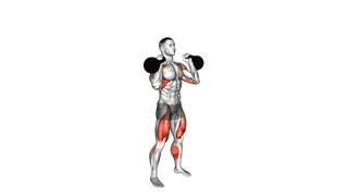 Kettlebell Double Jerk exercise