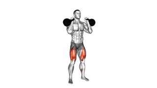 Kettlebell Front Squat exercise