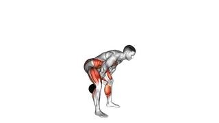 Kettlebell Hang Clean exercise