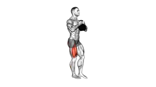 Kettlebell Pistol Squat exercise