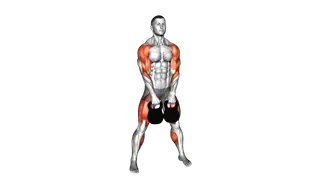 Kettlebell Two Arm Clean exercise