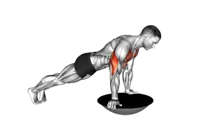 Push up (bosu ball)