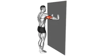 Push up (wall) exercise