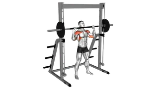 Smith Standing Military Press exercise