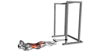 Band bicycle crunch exercise