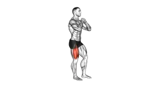 Isometric Slightly Pistol Squat exercise