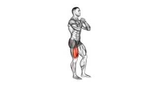Isometric 90 degrees Pistol Squat exercise