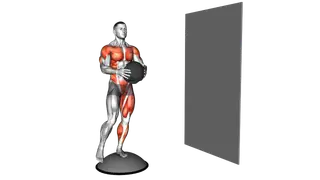 Medicine Ball Single Leg Balance Throw