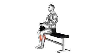 Kettlebell Sitting Calf Raise