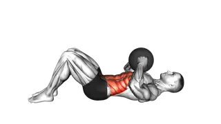 Medicine Ball Oblique Crunch