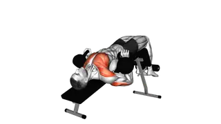 Kettlebell Decline Bench Press exercise