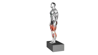 Box Jump Drop 2 Foot Land exercise