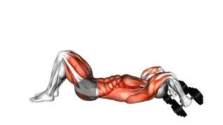 Dumbbell Pullover to Press Bridge