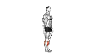 Bodyweight Isometric Calf Raise Hold