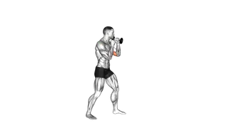 Boxing Jab (with Dumbbell) exercise