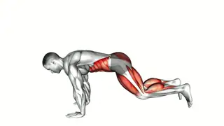 Plank Jump In Squat