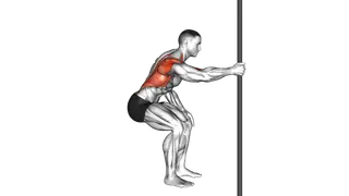 Fixed Bar Back Stretch exercise