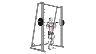 Smith Standing Shoulder Press