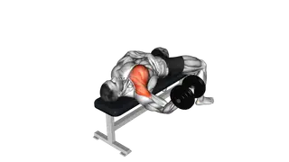 Dumbbell One Arm Bench Fly exercise