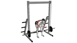 Smith Bent Over Pronated Grip Row exercise