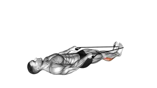 Calf Stretch with Rope exercise
