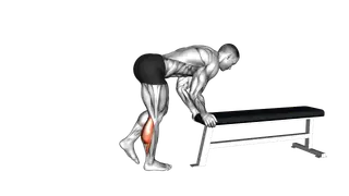 One Leg Donkey Calf Raise exercise