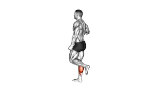 One Leg Floor Calf Raise exercise