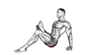 Seated Glute Stretch exercise