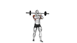 Barbell Standing Close Grip Military Press
