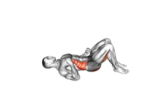 Twist Hip Lift exercise