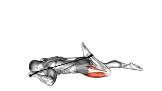 Intermediate Hip Flexor and Quad Stretch exercise
