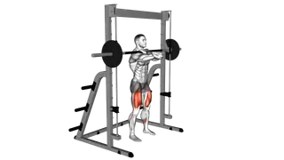 Smith Front Squat exercise