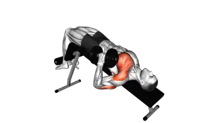 Dumbbell Decline One Arm Hammer Press exercise