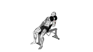 Dumbbell Incline One Arm Hammer Press exercise