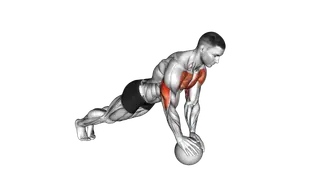 Medicine Ball Close Grip Push Up