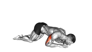 Bodyweight Kneeling Triceps Extension exercise