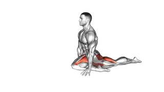Pigeon Hip Stretch exercise